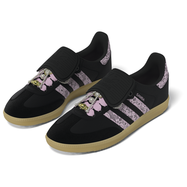 adidas Originals Samba - Women's - Black/Pink - Image 6