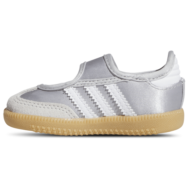 adidas Originals Samba Jane - Girls' Toddler - Silver/Silver - Image 2