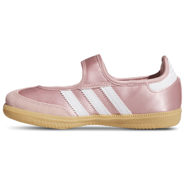 adidas Samba Jane Satin - Girls' Preschool - Wonder Mauve/Footwear White/Gum - Image 2