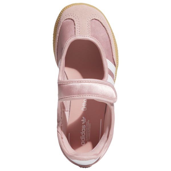 adidas Samba Jane Satin - Girls' Preschool - Wonder Mauve/Footwear White/Gum - Image 4