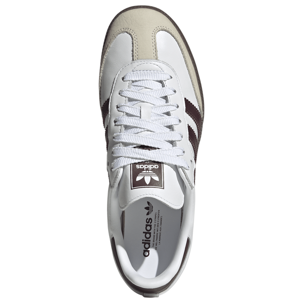 adidas Originals Samba OG - Women's - Footwear White/Maroon/Gum - Image 4