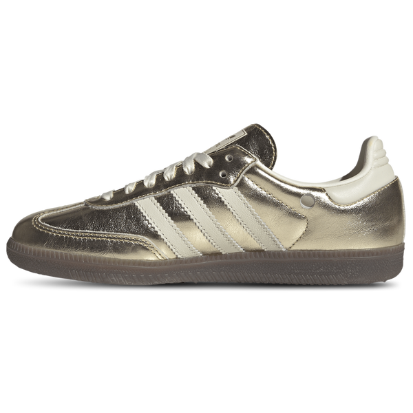 adidas Originals Samba OG - Women's - Gold Met/Off White/Gum - Image 2