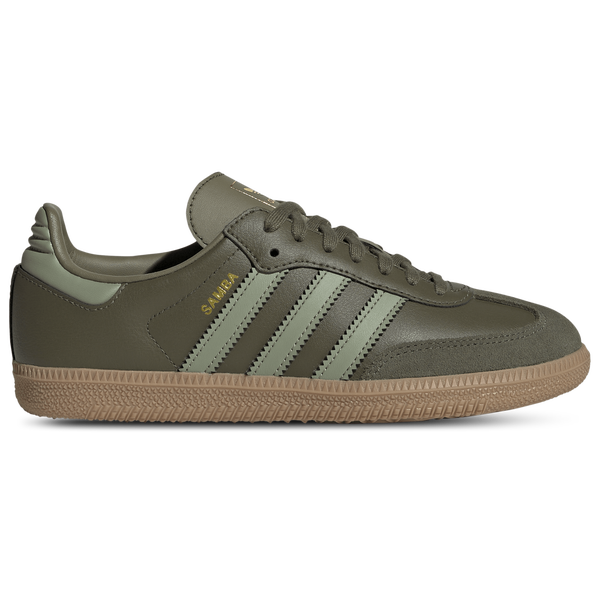 adidas Originals Samba - Boys' Grade School - Tent Green/Gum/Olive Strata