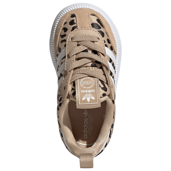 adidas Originals Samba Quickon - Boys' Toddler - Magic Beige/Footwear White/Coere Black - Image 4