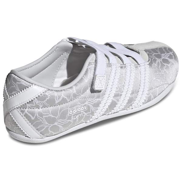 adidas Tokyo Mary Jane Pastel Craft - Women's - Silver Metallic/Footwear White/Grey - Image 3