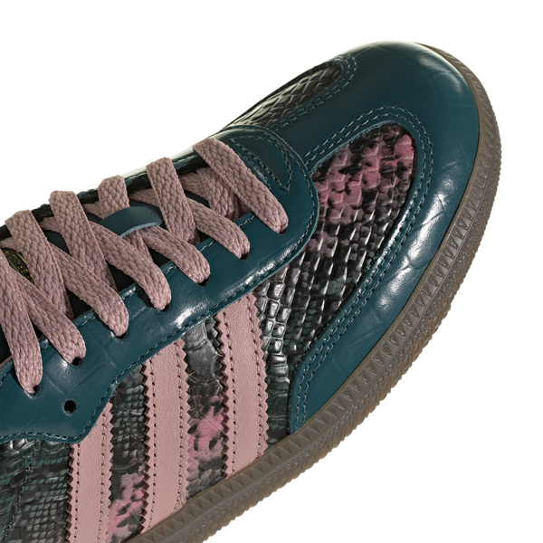 adidas Originals Samba OG - Women's - Wonder Mauve/Gold Metallic/Rich Green - Image 7