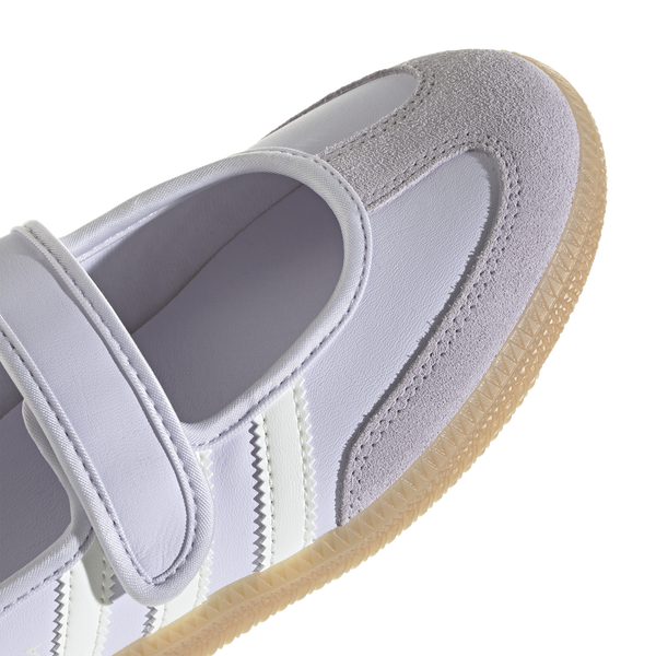 adidas Originals Samba Jane - Women's - Off White/Frozen Purple/Gum - Image 7