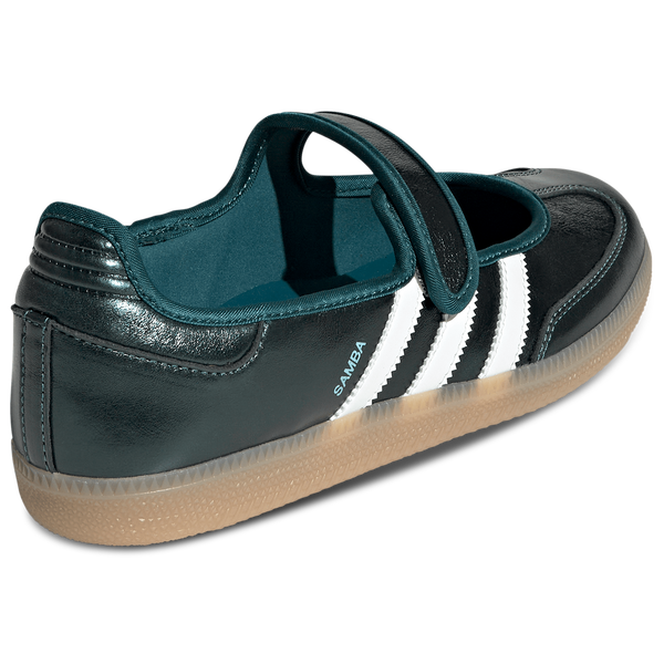 adidas Originals Samba Jane - Women's - Rich Green/Off White/Gum - Image 3