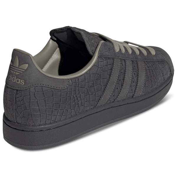 adidas Originals Superstar II - Men's - Grey/Utility Black/Clay - Image 3