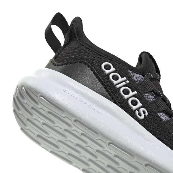 adidas Lite Racer Adapt 8.0 Elastic Lace - Boys' Toddler - Core Black/Footwear White/Core Black - Image 6