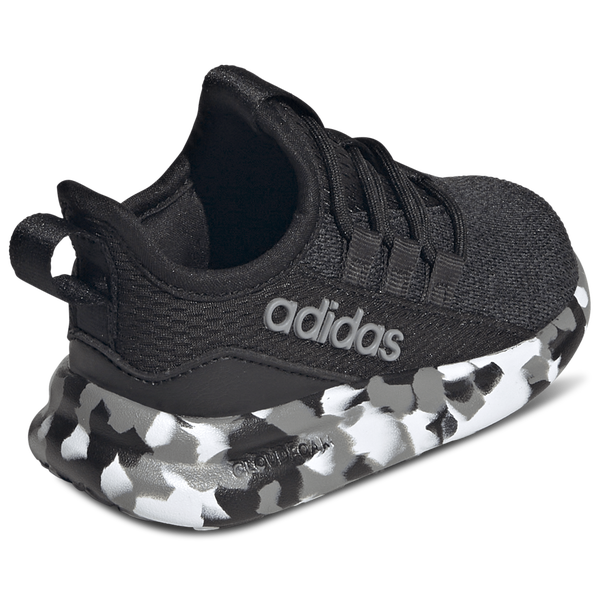 adidas Lite Racer Adapt 8.0 Elastic Lace - Boys' Toddler - Grey/Core Black/Carbon - Image 3