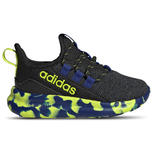 adidas Lite Racer Adapt 8.0 Elastic Lace - Boys' Toddler - Core Black/Solar Slime/Mystery Ink