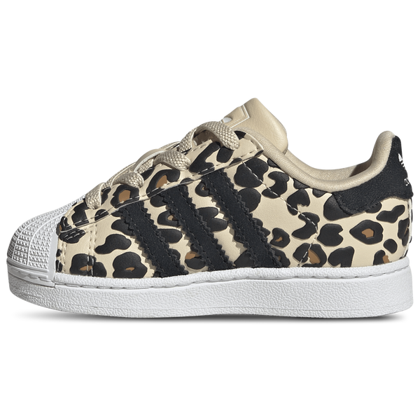 adidas Originals Superstar - Girls' Toddler - Tan/Multi - Image 2