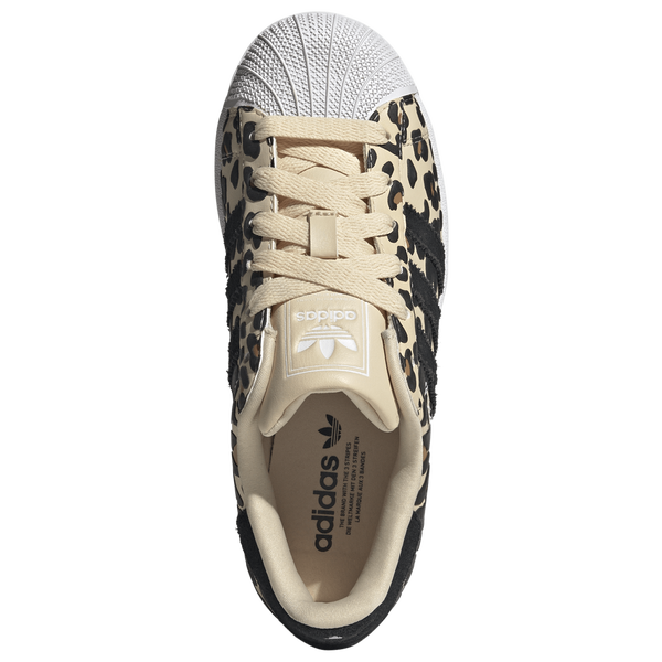 adidas Originals Superstar - Girls' Grade School - Tan/Multi - Image 4