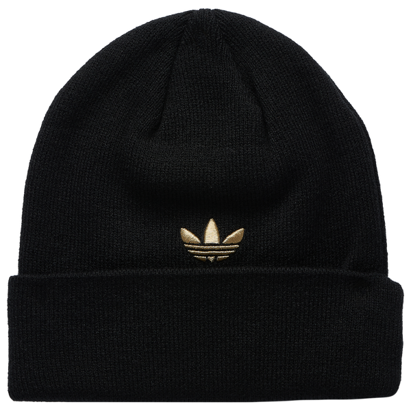 adidas Originals Off Set 3-Stripe Beanie - Men's - Gold/Black