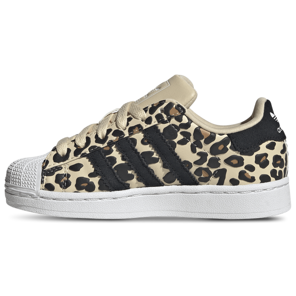 adidas Originals Superstar - Girls' Preschool - Tan/Multi - Image 2