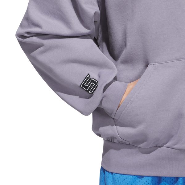 adidas Anthony Edwards Foundation Full-Zip Hoodie - Men's - Slate - Image 4