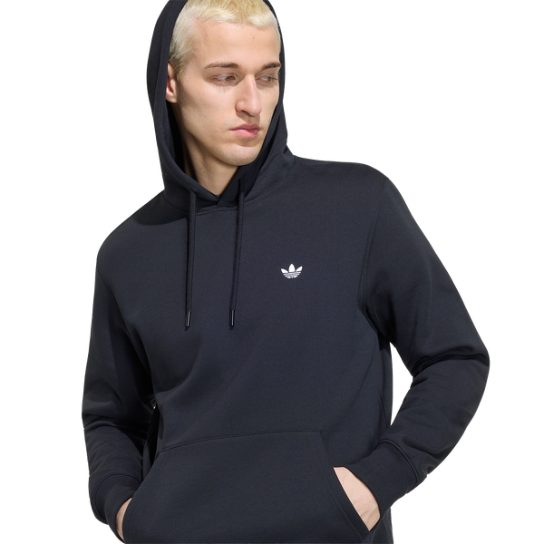 adidas Originals Trefoil Essentials Hoodie - Men's - Black - Image 3