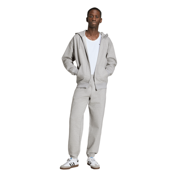 adidas Originals Trefoil Essentials Fleece Pants - Men's - Medium Grey Heather - Image 5