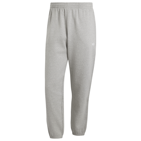 adidas Originals Trefoil Essentials Fleece Pants - Men's - Medium Grey Heather - Image 6