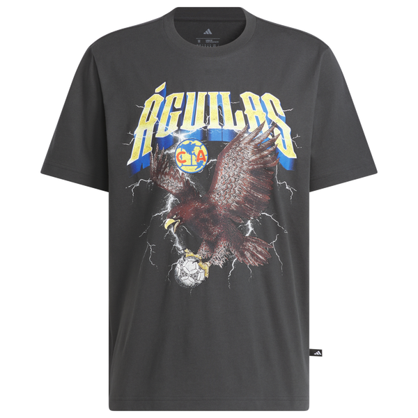 adidas Club AM Aguilas T-Shirt - Men's - Black/Black