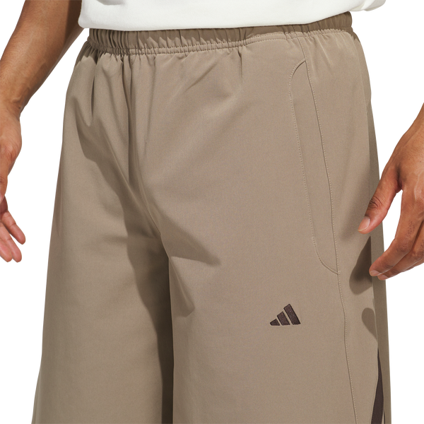 adidas Basketball Woven Pants - Men's - Khaki - Image 4