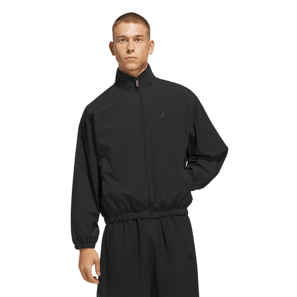 adidas Basketball Woven Track Jacket - Men's - Black