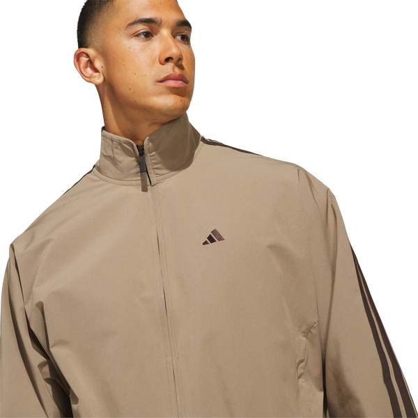 adidas Basketball Woven Track Jacket - Men's - Khaki - Image 3