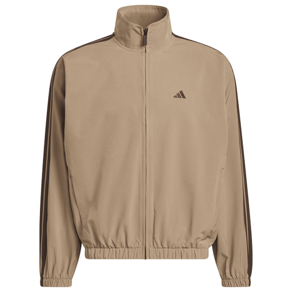 adidas Basketball Woven Track Jacket - Men's - Khaki - Image 6