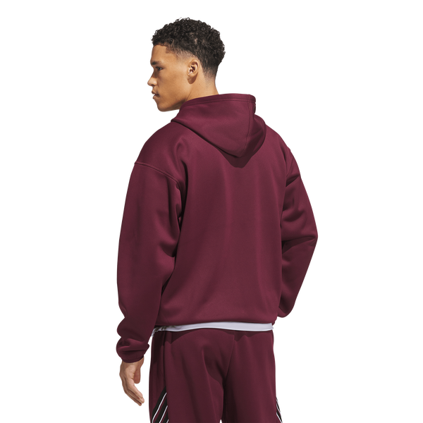 adidas Crazy Warm Full-Zip Hoodie - Men's - Maroon - Image 2
