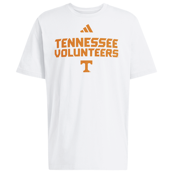 adidas College Wordmark Short Sleeve T-Shirt - Men's - White