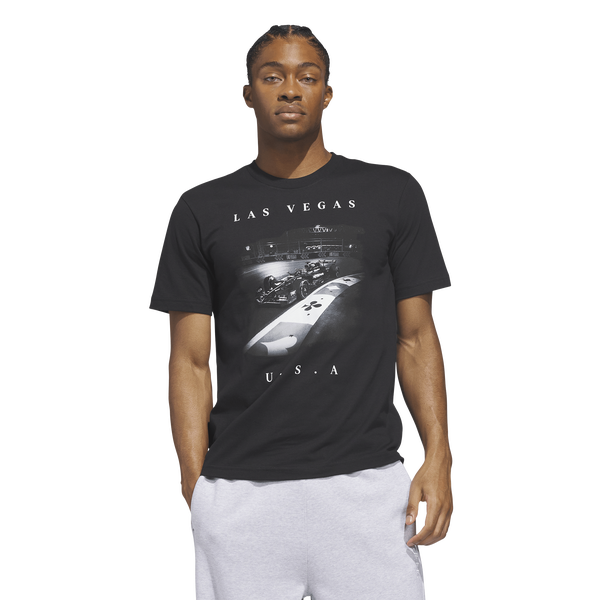 adidas Las Vegas Mercedes T-Shirt - Men's - Black