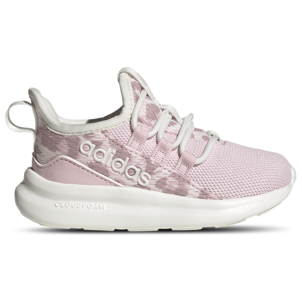 adidas Lite Racer Adapt 8.0 Elastic Lace - Boys' Toddler - Core White/Distilled Pink/Clear Pink