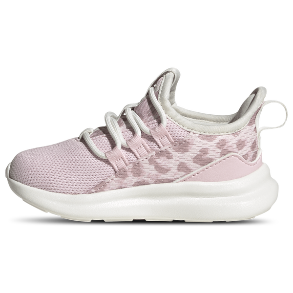 adidas Lite Racer Adapt 8.0 Elastic Lace - Boys' Toddler - Core White/Distilled Pink/Clear Pink - Image 2