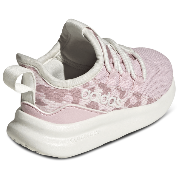 adidas Lite Racer Adapt 8.0 Elastic Lace - Boys' Toddler - Core White/Distilled Pink/Clear Pink - Image 3