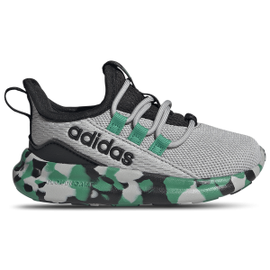 adidas Lite Racer Adapt 8.0 Elastic Lace - Boys' Toddler - Court Green/Grey/Core Black