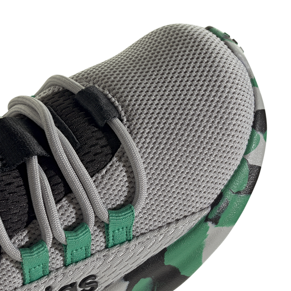 adidas Lite Racer Adapt 8.0 Elastic Lace - Boys' Toddler - Court Green/Grey/Core Black - Image 7