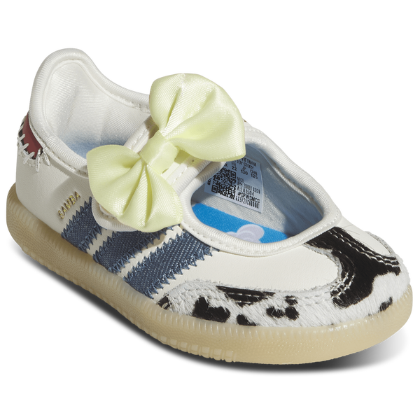 adidas Originals Samba Jane - Girls' Toddler - Blue/Multi - Image 6
