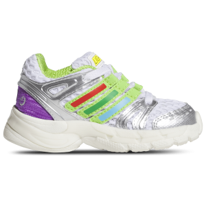 adidas Originals Control 5 - Boys' Toddler - Silver Mtlc/Solar Slime/Ftwr White