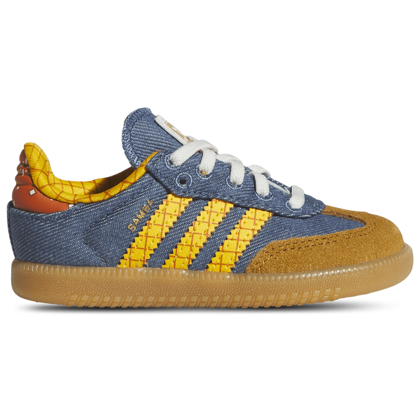 adidas Originals Samba - Girls' Toddler - Blue/Multi