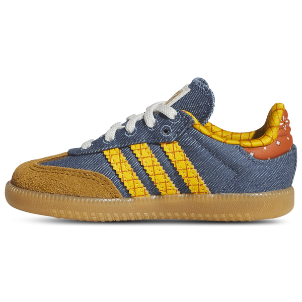 adidas Originals Samba - Girls' Toddler - Blue/Multi - Image 2