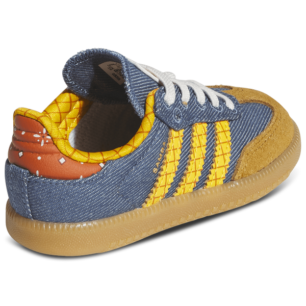 adidas Originals Samba - Girls' Toddler - Blue/Multi - Image 3