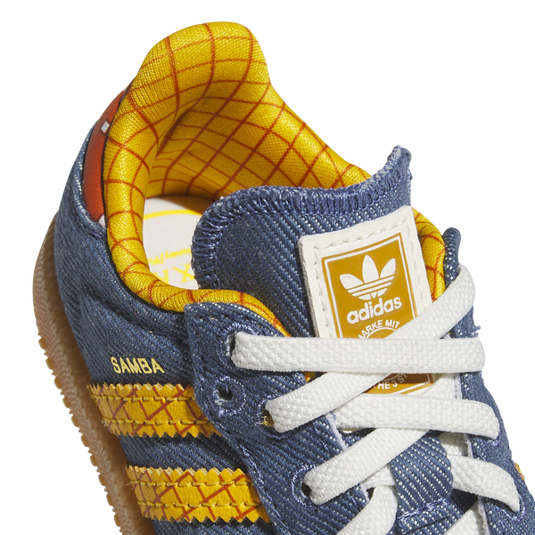 adidas Originals Samba - Girls' Toddler - Blue/Multi - Image 7