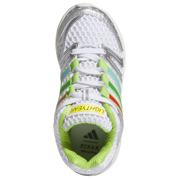 adidas Originals Control 5 - Boys' Preschool - Ftwr White/Solar Slime/Silver Mtlc - Image 4