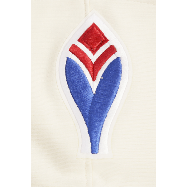 Pro Standard Atlanta Braves Retro Classic Fleece PO Hoodie - Men's - Eggshell/Red - Image 5