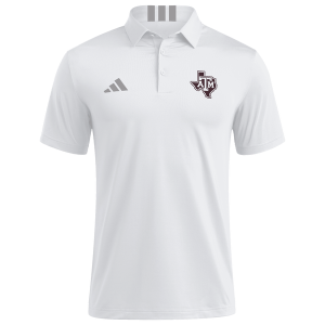 adidas College Short Sleeve Polo - Men's - White