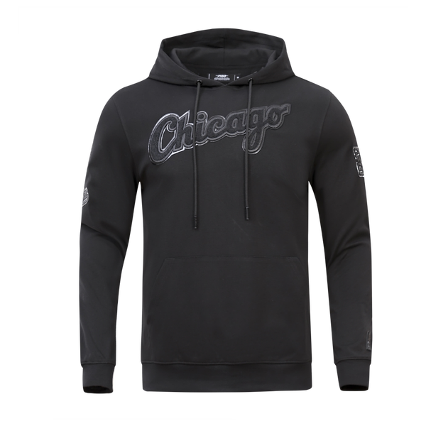 Pro Standard Chicago White Sox Triple Black Dk PO Hoodie - Men's