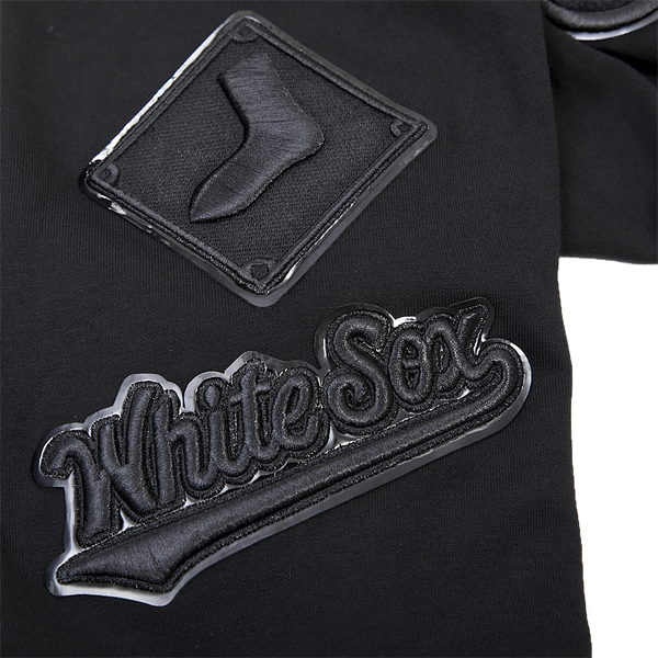 Pro Standard Chicago White Sox Triple Black Dk PO Hoodie - Men's - Image 6