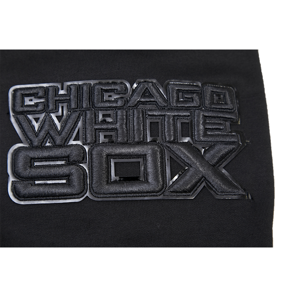 Pro Standard Chicago White Sox Triple Black Dk PO Hoodie - Men's - Image 8