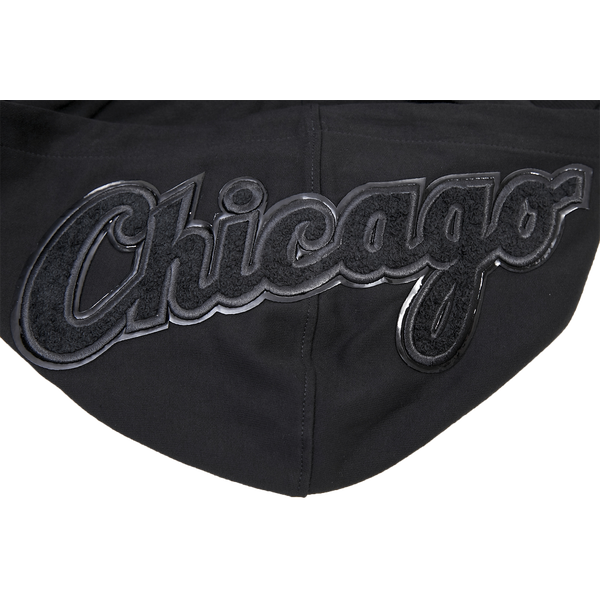 Pro Standard Chicago White Sox Triple Black Dk PO Hoodie - Men's - Image 9